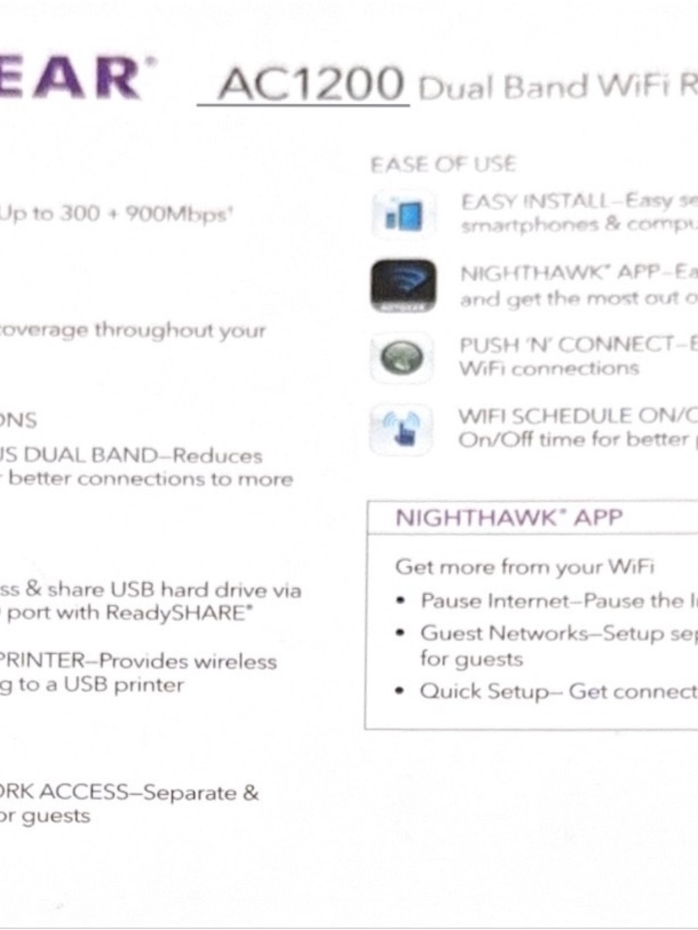 NETGEAR AC1200 R6120 Dual Band WiFi Router Fast Home Internet Wireless Router - Picture 3 of 3